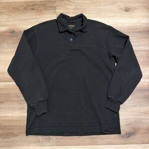 Filson Long Sleeve Rugby Shirt Men’s Medium Heavyweight 100% Cotton